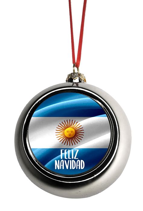 Argentina Ornament - Argentina Christmas Ornament Flag Feliz Navidad ...