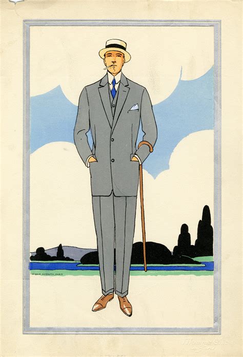 1920s men’s fashion illustrations – Put This On