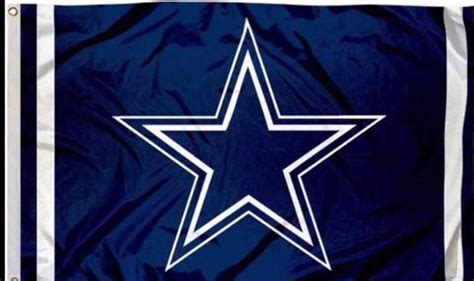 DALLAS COWBOYS STAR LOGO FLAG BANNER MAN CAVE 3x5 Football 🏈 Beer In ...