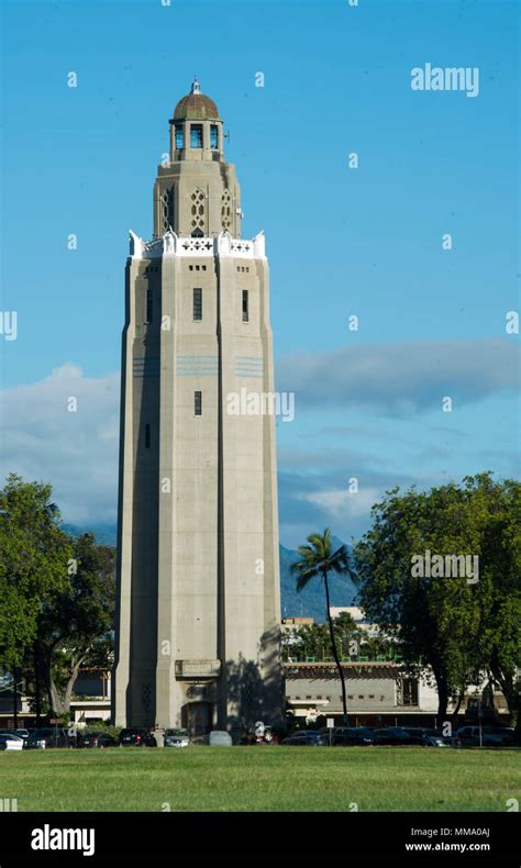 Hickam Tower on Joint Base Pearl Harbor-Hickam, HI, Sept. 26, 2017. (U ...