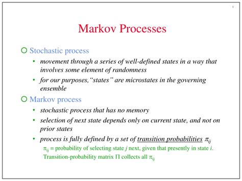 PPT - Markov Processes PowerPoint Presentation - ID:510687