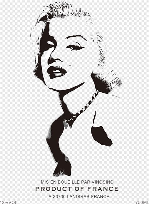 Marilyn Monroe Face Stencil