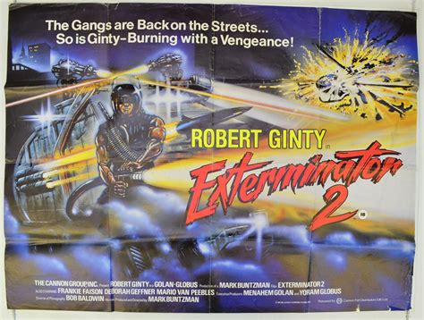 EXTERMINATOR 2 (1984) Original Quad Film Poster - Robert Ginty Mario ...