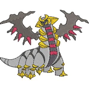 Giratina Pokemon Free Machine Embroidery Design Download in PES, JEF ...