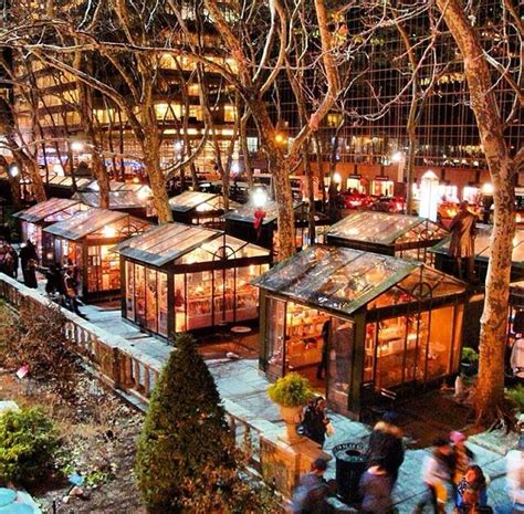 Winter Village Pop-up Bryant Park NYC | New york christmas, Nyc christmas, New york travel