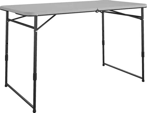 COSCO 4 FT. Fold-in-Half Portable Utility Table, Gray, 1-Pack, Grey $82.18 - PicClick
