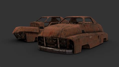 Derelict Dieselpunk Car - Download Free 3D model by Renafox (@kryik1023 ...