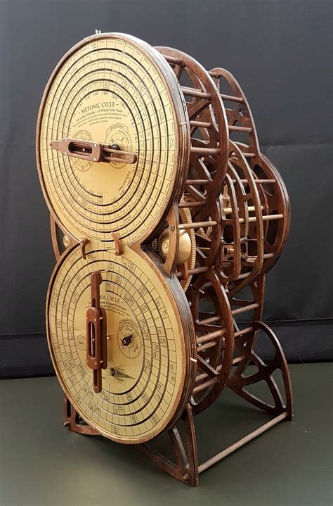 Antikythera mechanism prototype | Scrap metal art, Kinetic art, Wooden clock