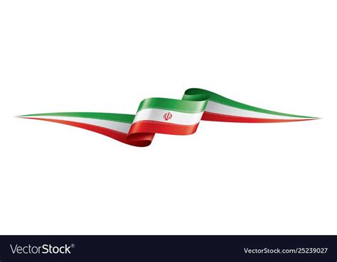 Iran national flag, vector illustration on a white background. Download ...