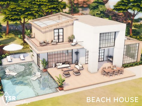 The Sims Resource - Beach House | TSR CC Only