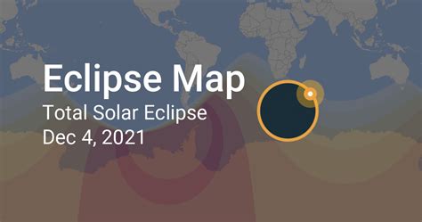 Eclipse Path of Total Solar Eclipse on December 4, 2021