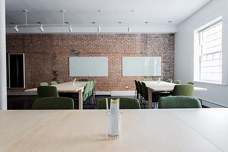 Free photo: bricks, chairs, classroom, empty, office, room, tables | Hippopx
