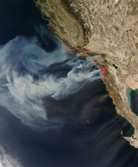 fires in california right now | California Wildfires from Space | wild ...