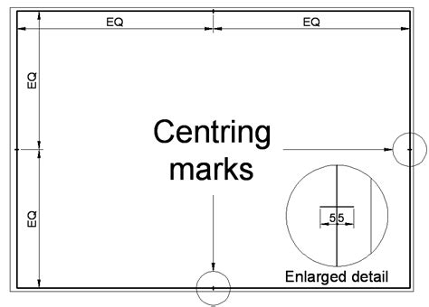 Technical Drawing Standards: Centring Marks