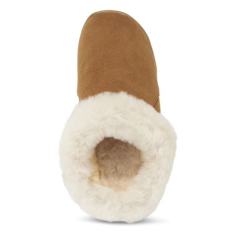 The Arch Supporting Sheepskin Slide Slippers - Hammacher Schlemmer