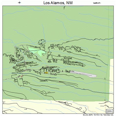 Los Alamos New Mexico Street Map 3542320