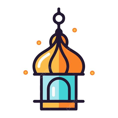 Cute Islamic Lantern Icon Vector, Cute, Islamic, Lantern PNG and Vector ...