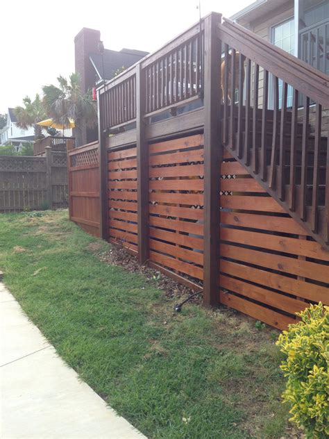 Alternative to lattice. | Deck railing design, Building a deck, Deck skirting