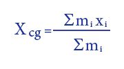 Center of Gravity of Multiple Objects or Bodies Calculator