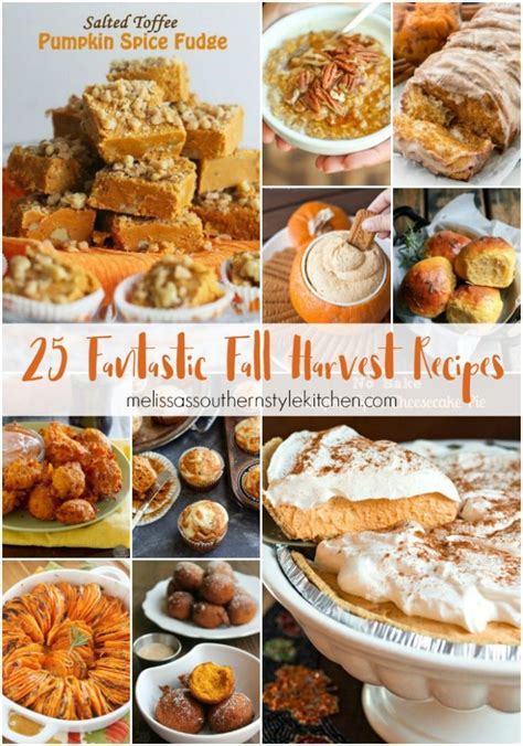 25 Fantastic Fall Harvest Recipes - melissassouthernstylekitchen.com