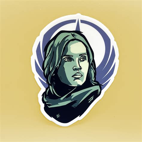 Star Wars Sticker Jyn Erso / Vinyl Sticker / Laptop Sticker / | Etsy | Star wars stickers, Vinyl ...