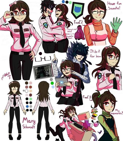 Mary Schmidt (Remake) by Wolf-con-f | Fnaf characters, Fnaf, Fnaf oc