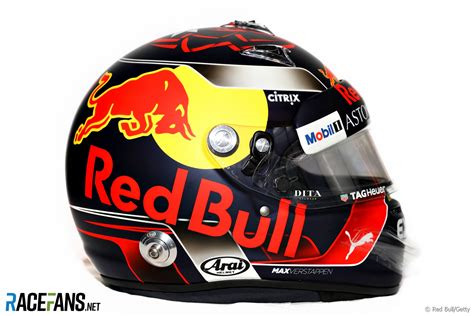 Max Verstappen, Red Bull, helmet, 2018 · RaceFans