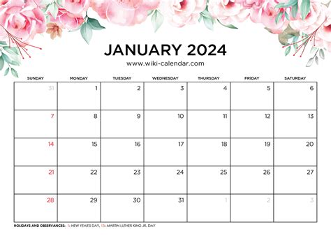 Show Me A Calendar For January 2024 - Ibby Randee