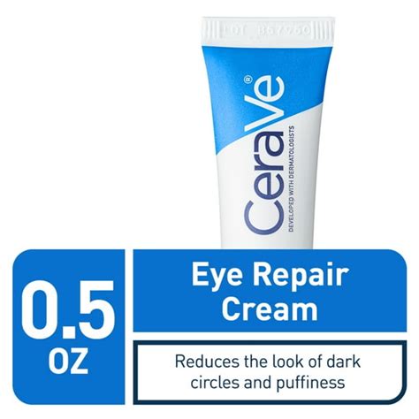 CeraVe Eye Repair Cream for Dark Circles and Puffiness, .5 oz - Walmart ...