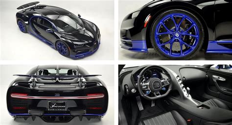 Black And Blue Bugatti Chiron Would Be A Standout In Any Exotic ...