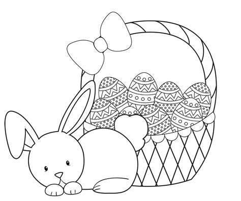 Easter Coloring Pages for Kids - Crazy Little Projects