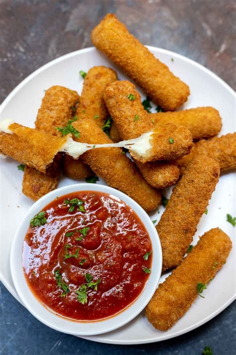 Air Fryer Mozzarella Sticks - Tasty Air Fryer Recipes