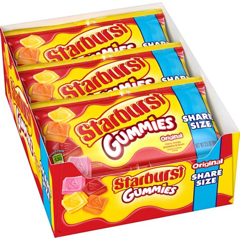 Starburst Gummies Candy Original, 3.5 Oz - Walmart.com