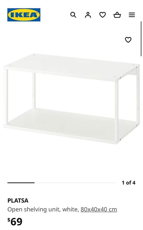 IKEA Platsa shelf, Furniture & Home Living, Furniture, Shelves, Cabinets & Racks on Carousell