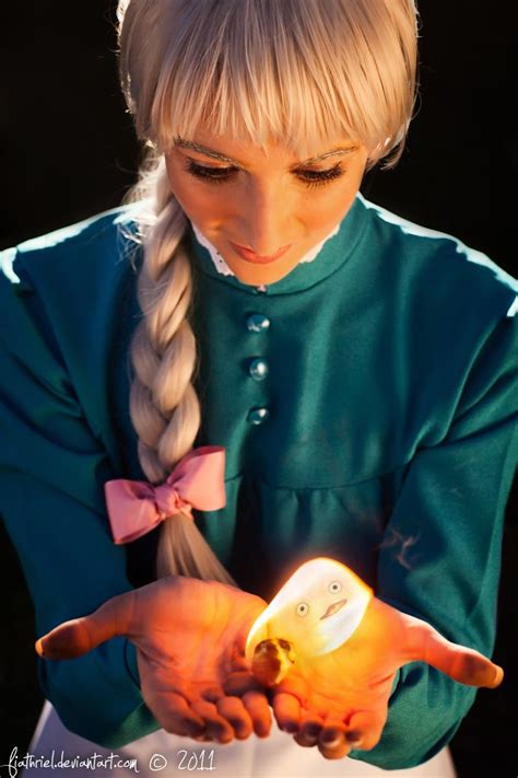 Aw, it's Calcifer :) | Best cosplay ever, Amazing cosplay, Howls moving castle cosplay