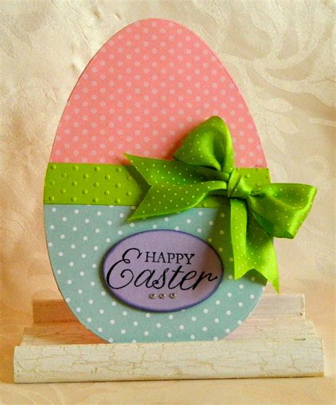 Kimber Kreations: Easter Egg Shaped Card