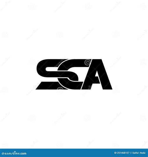 Letter SCA Simple Monogram Logo Icon Design. Stock Vector - Illustration of industry, logo ...