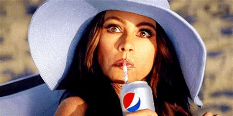 Sofia Vergara Pepsi GIF - Sofia Vergara Pepsi Sipping - Discover & Share GIFs