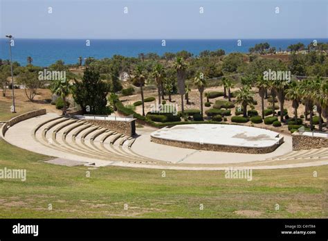 Roman theatre Ashkelon National Park, Israel Stock Photo - Alamy