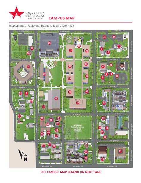 St Thomas Campus Map – Verjaardag Vrouw 2020