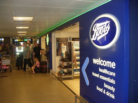 Manchester Airport Terminal 1-Boots The Chemist Shop In Arrivals - a ...