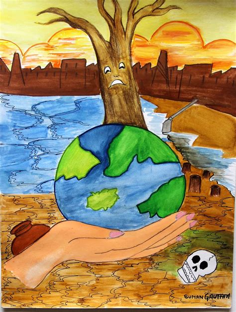 Poster Making On Save Environment