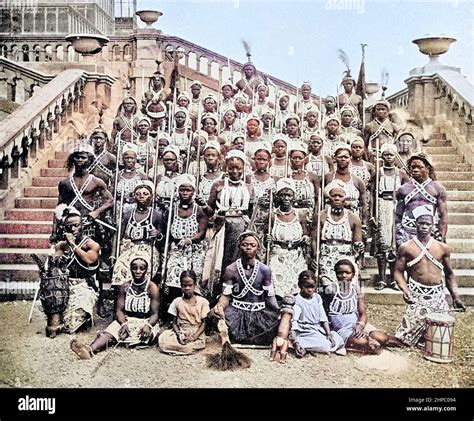 Machine Colorized Dahomeyan Amazons The Kingdom of Dahomey was a West African kingdom located ...