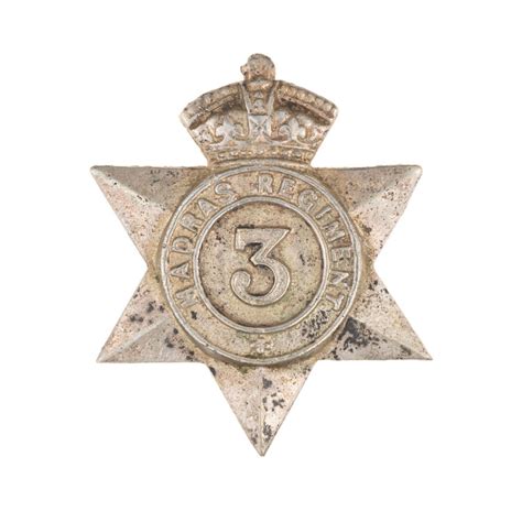 Cap badge, 3rd Madras Regiment, 1922-1928 | Online Collection ...