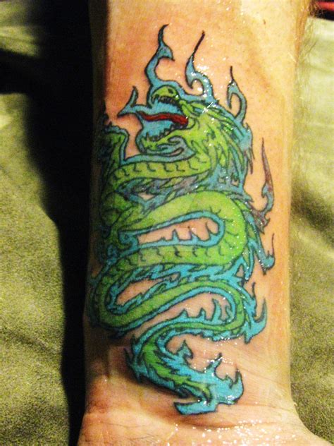 Green Dragon Tattoo by Pirates-ink on DeviantArt