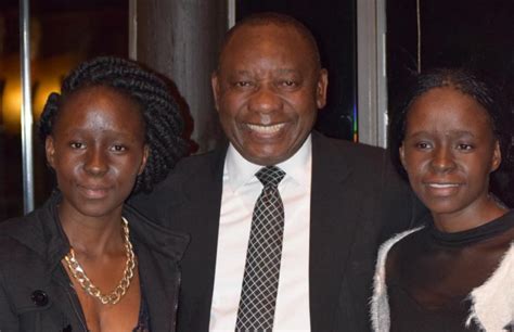 Twins and Mr Ramaphosa - Cyril Ramaphosa Foundation