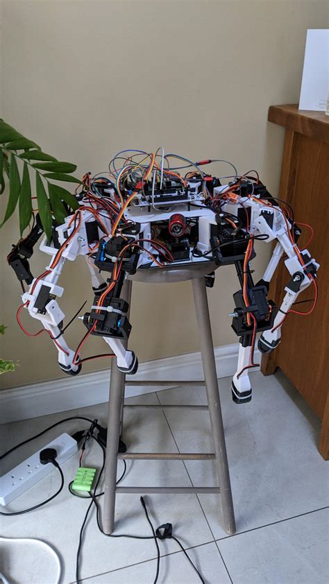 My dissertation project: a spider robot : r/robotics