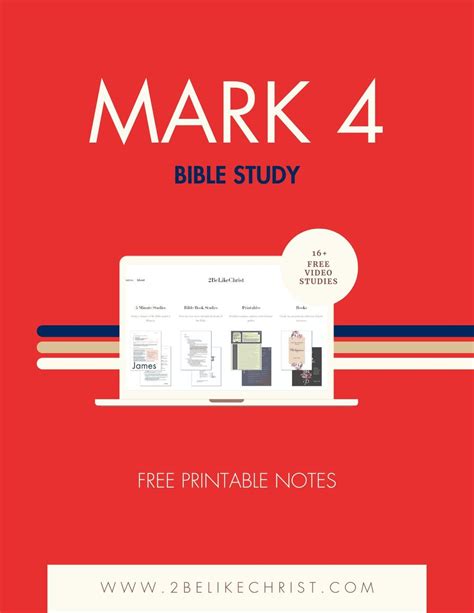 2BeLikeChrist Bible Commentary - Mark Chapter 4 — 2BeLikeChrist