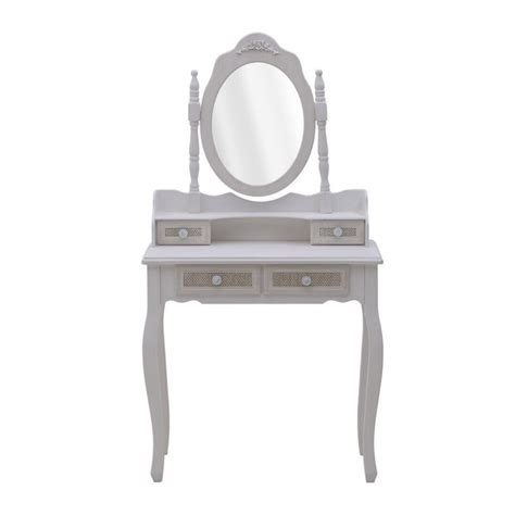 Glasscock Dressing Table with Mirror by Wayfair | ufurnish.com