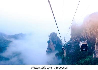 Cable Car Zhangjiajie National Forest Parkwulingyuanhunanchina Stock Photo 766292608 | Shutterstock